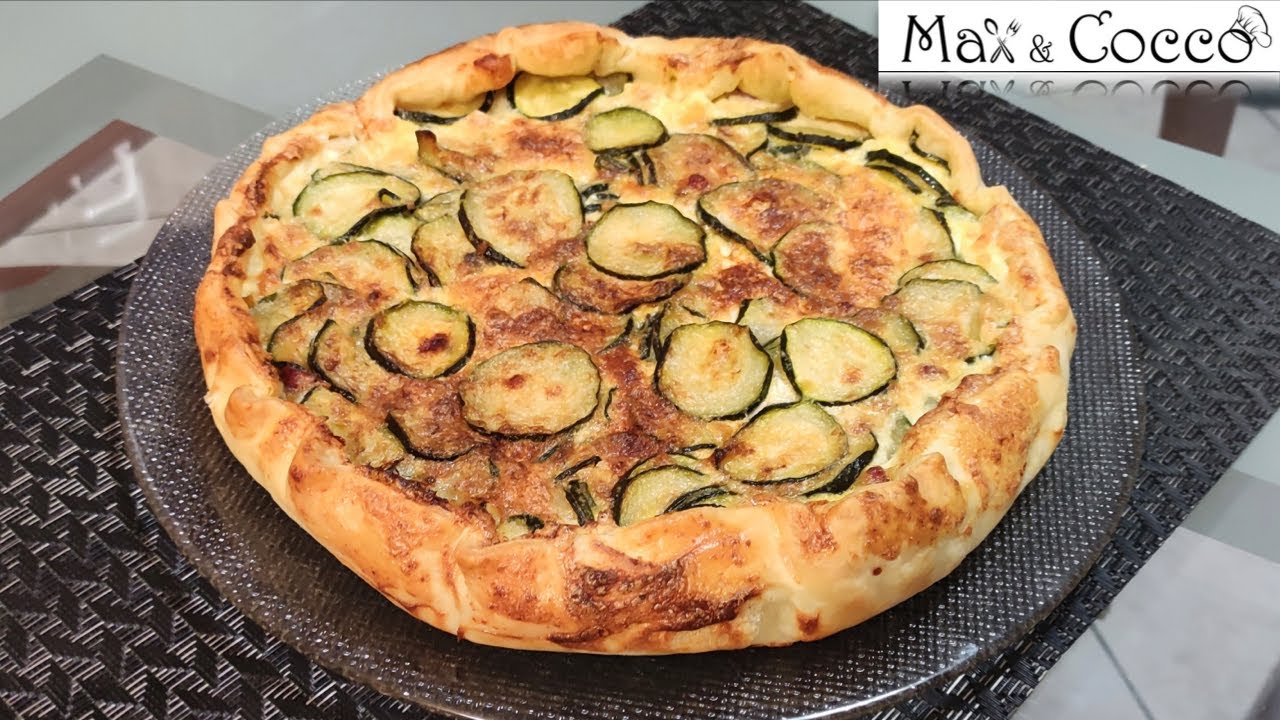 TORTA SALATA di ZUCCHINE con PASTA SFOGLIA - Semplice e Sfiziosa
