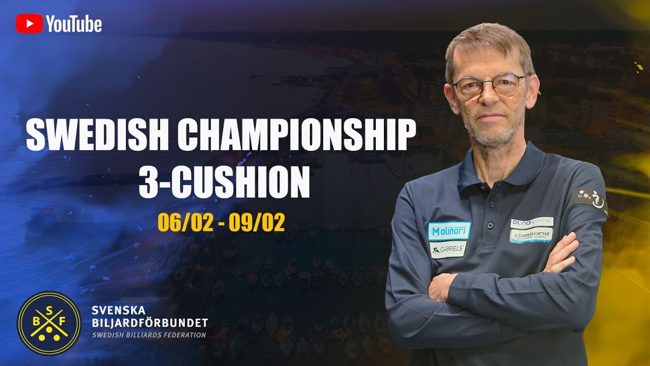 2025 SWEDISH 3-CUSHION CHAMPIONSHIP - FINAL - Torbj&ouml;rn BLOMDAHL vs Michael NILSSON