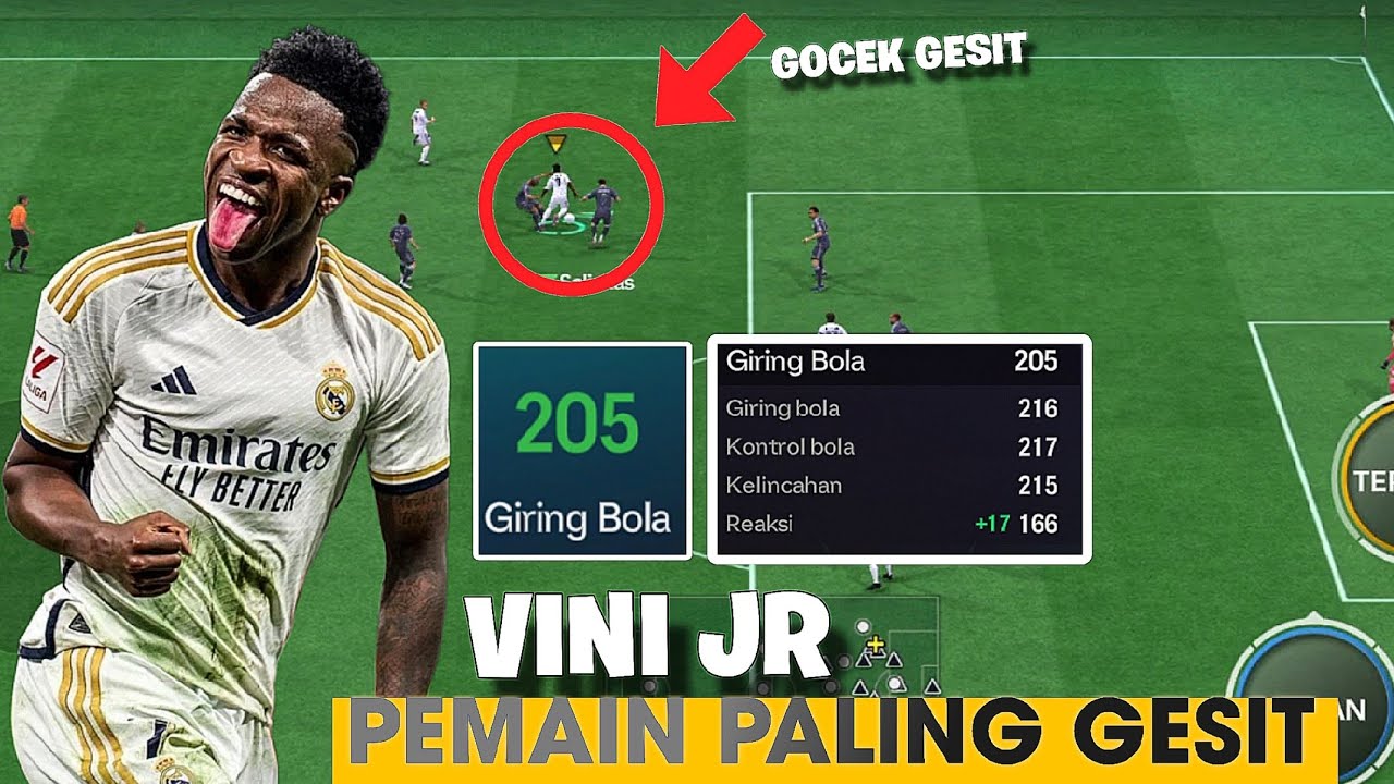 VINI JR PEMAIN PALING GESIT FC MOBILE