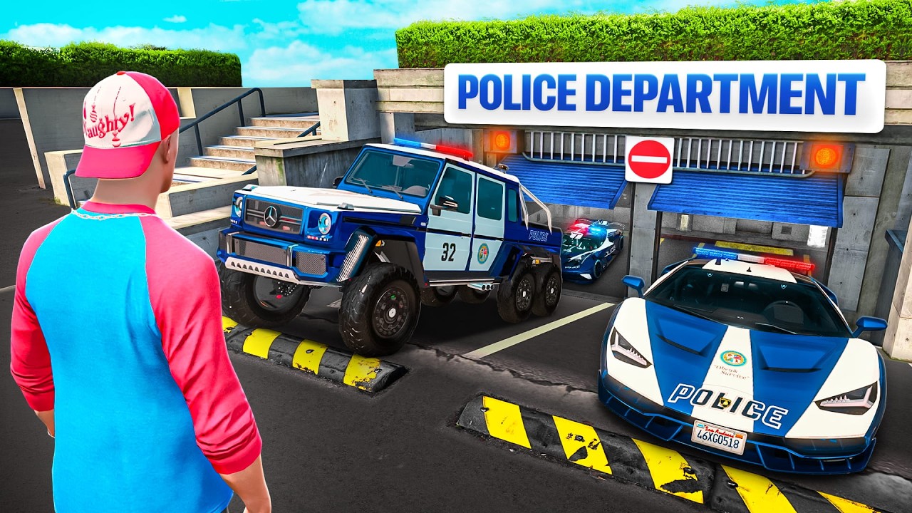 Ich &Ouml;FFNE die GEHEIME POLIZEI GARAGE in GTA 5!