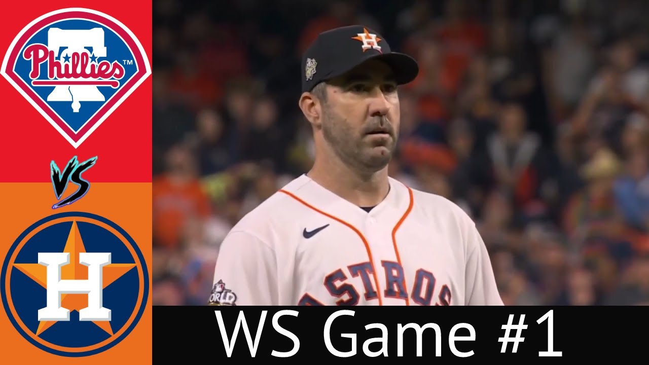 Astros VS Phillies World Series Condensed Game 1 Highlights 10/28/22