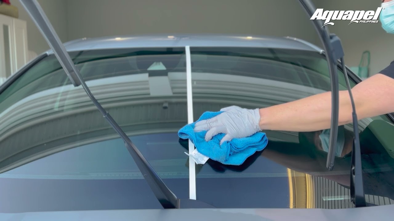 How to apply Aquapel Glass Treatment