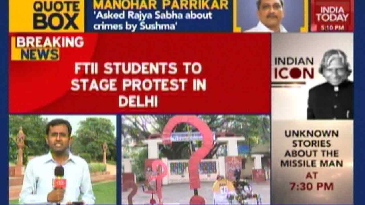 80 FTII Students Leave For Delhi To Hold Parallel Protest