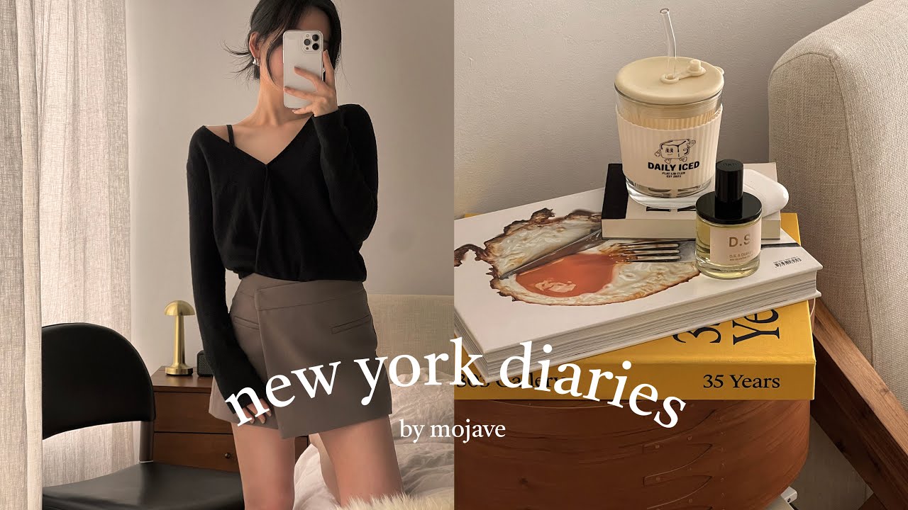 뉴욕 브이로그🗽 직장인 일상 | 프렌치 라비올리 만들고 | 소호 | 집꾸미기 | 연말 선물 쇼핑 | 핫초코 & 아트북 [Eng sub]
