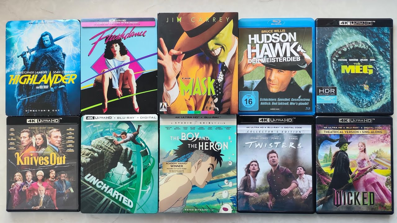 Пополнение коллекции фильмов на Blu-ray № 37: Маска, Горец, Достать ножи и др.