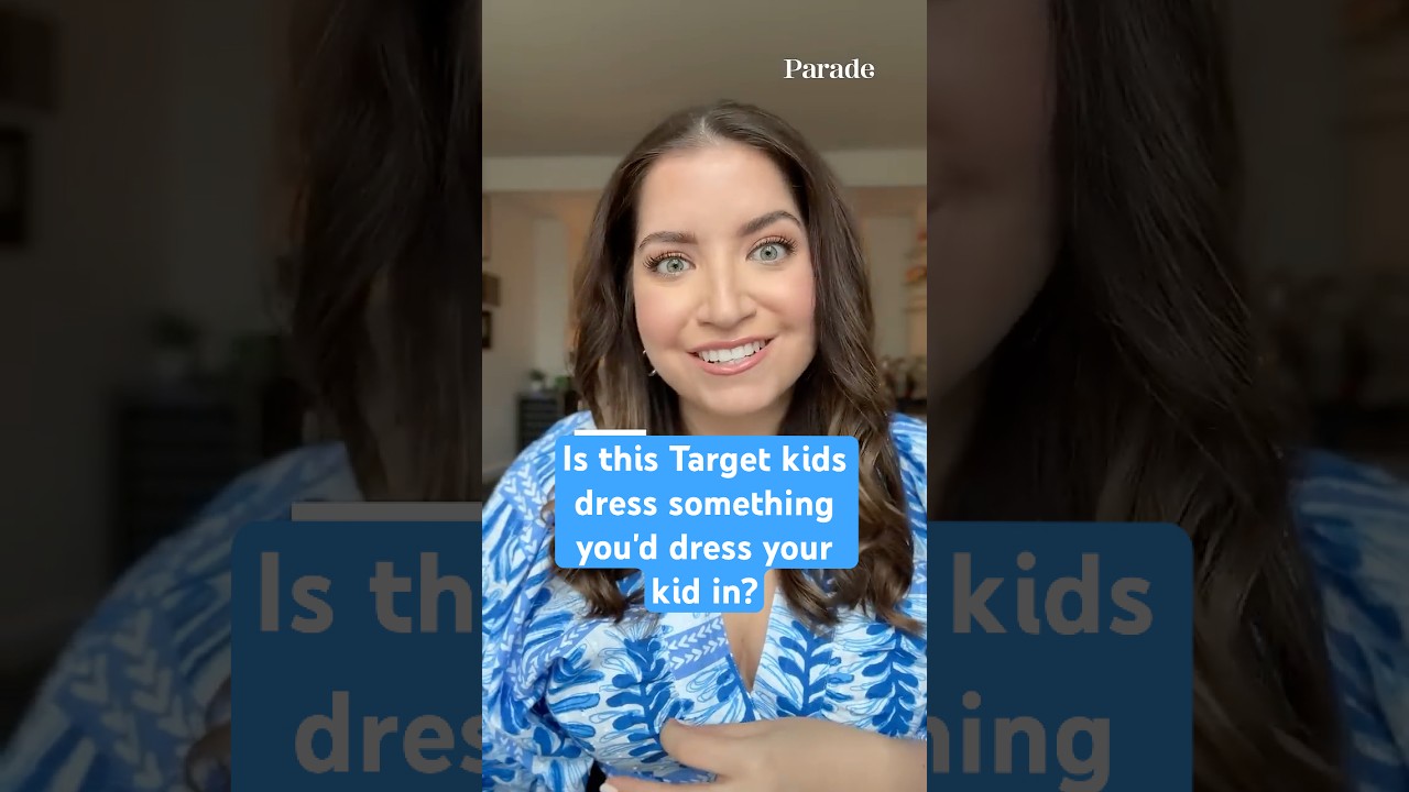 Is this Target kids dress something you'd dress your kid in? #target #targetfashion