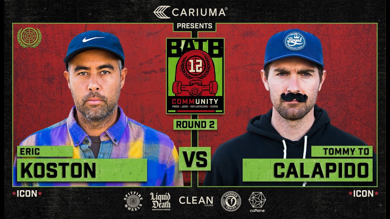 BATB 12: Eric Koston Vs. Tommy To Calapido - Round 2 | Battle At The Berrics - Presented By Cariuma