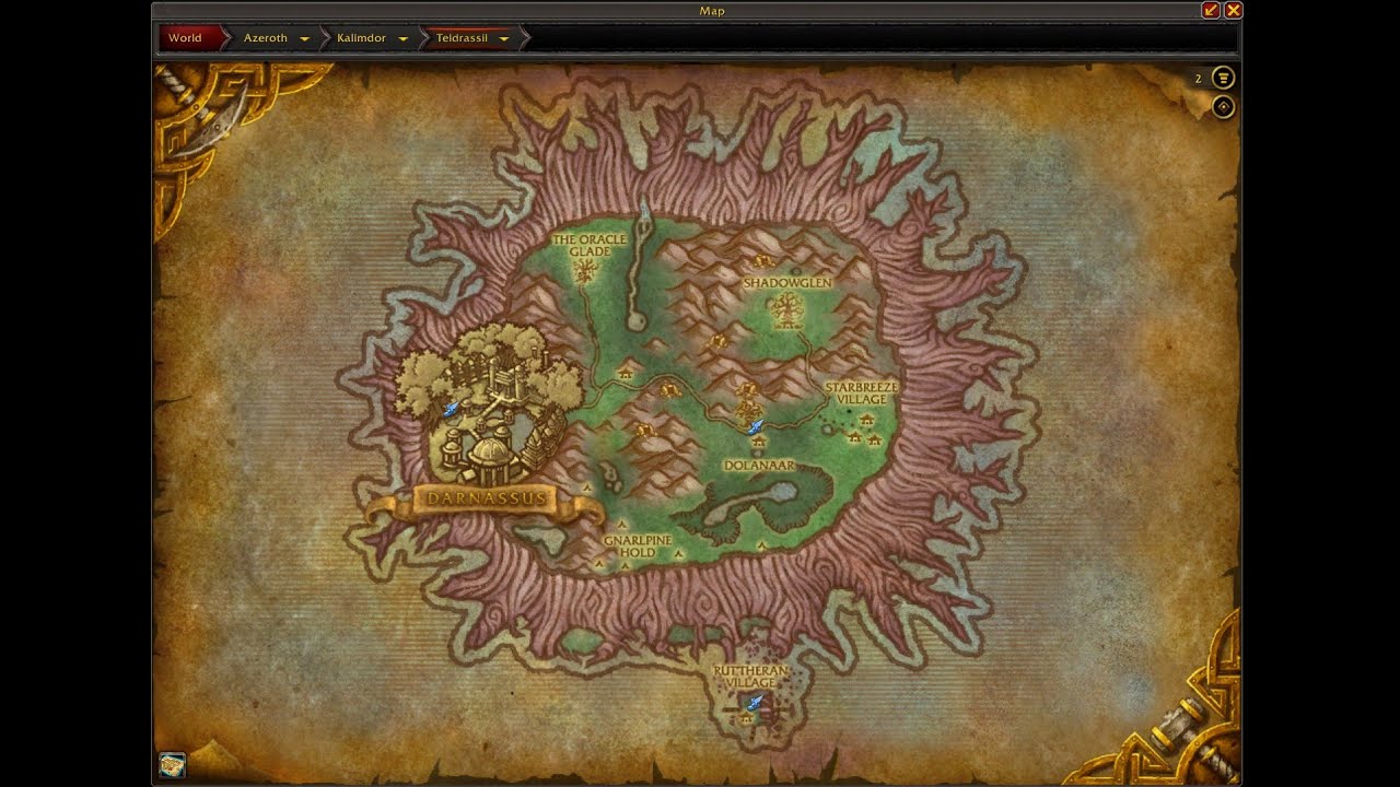 First Person Walkthrough of Teldrassil and Darnassus
