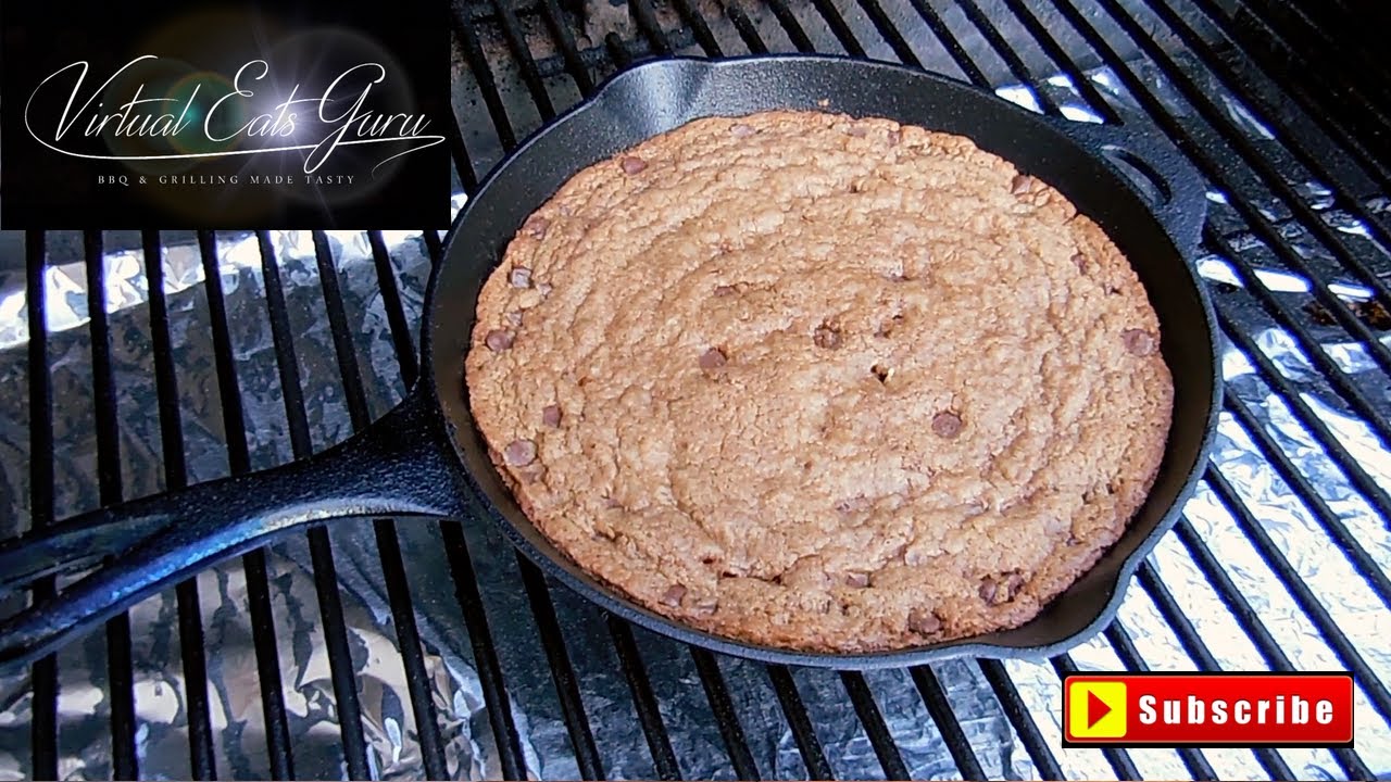Homemade Cast Iron Skillet Chocolate Chip Cookie - Traeger