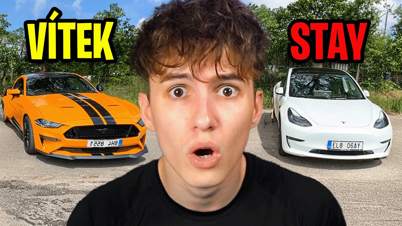 VÍTEK SI VYMĚNIL AUTO S STAYEM NA 24 HODIN!