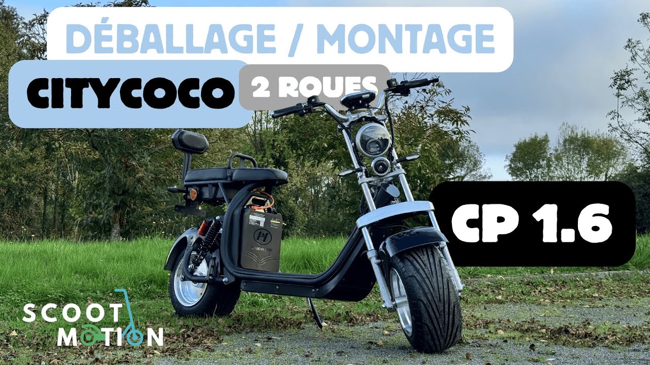 Déballage et montage du citycoco 2 roues CP-1.6 1500W | Unboxing and assembly of the citycoco CP-1.6