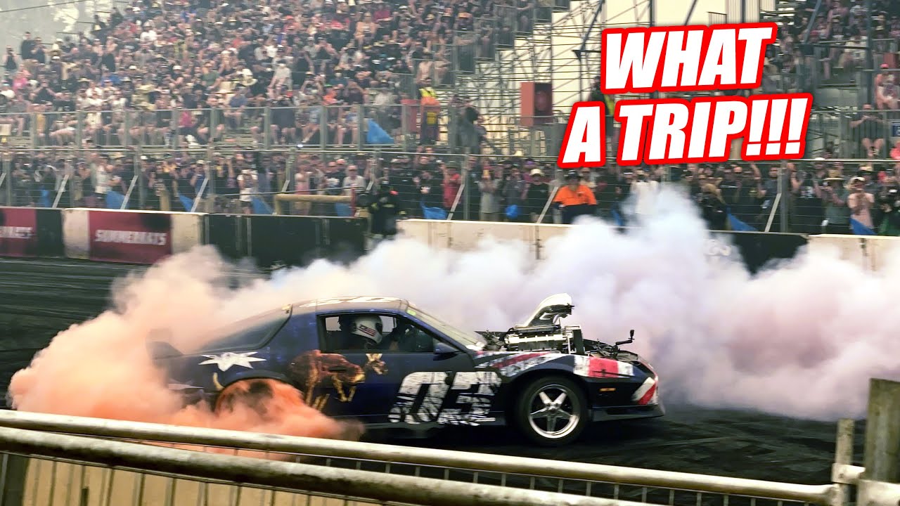 TOAST'S Last BURNOUT in Australia! Letting the Bald Eagles Fly Under HEAVY Smoke!