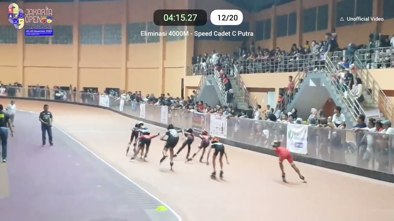 Eliminasi 4000m Cadet C Putra, Jakarta Open International Championship - Lomba sepatu roda