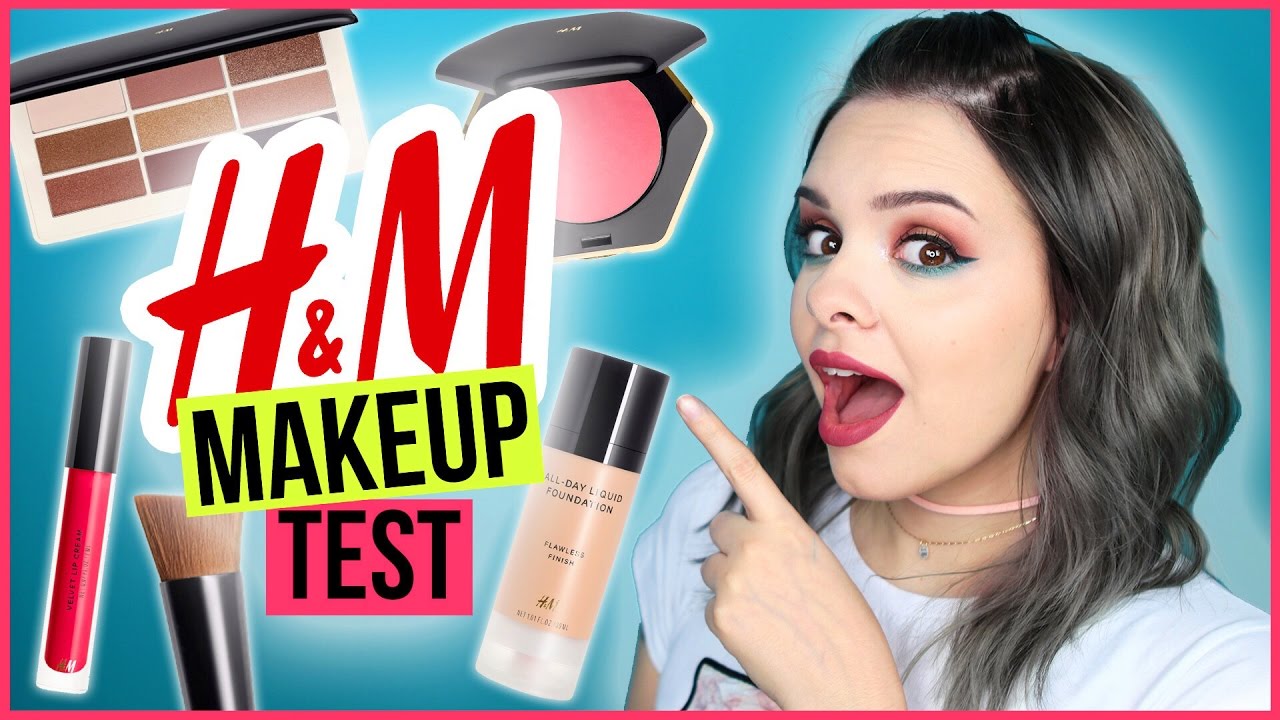 H&M MAKEUP im LIVE TEST! - Full Face Using ONLY H&M Makeup / REVIEW