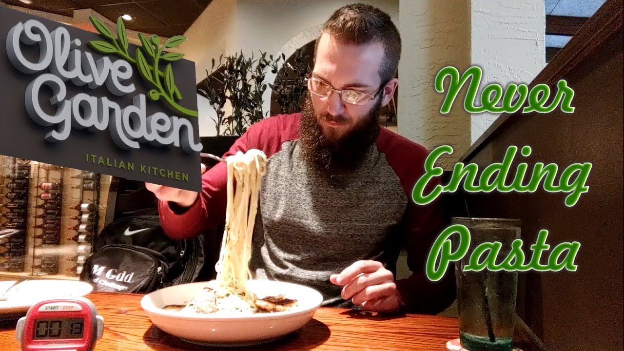 Olive Garden's never ending pasta, max out meal
