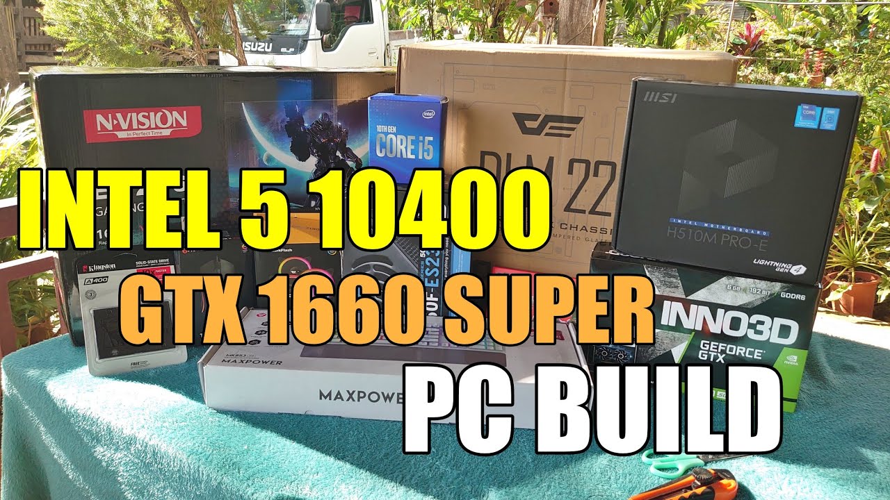 INTEL i5 10400 + INNO3D GeForce GTX 1660 SUPER PC BUILD (16GB RAM)