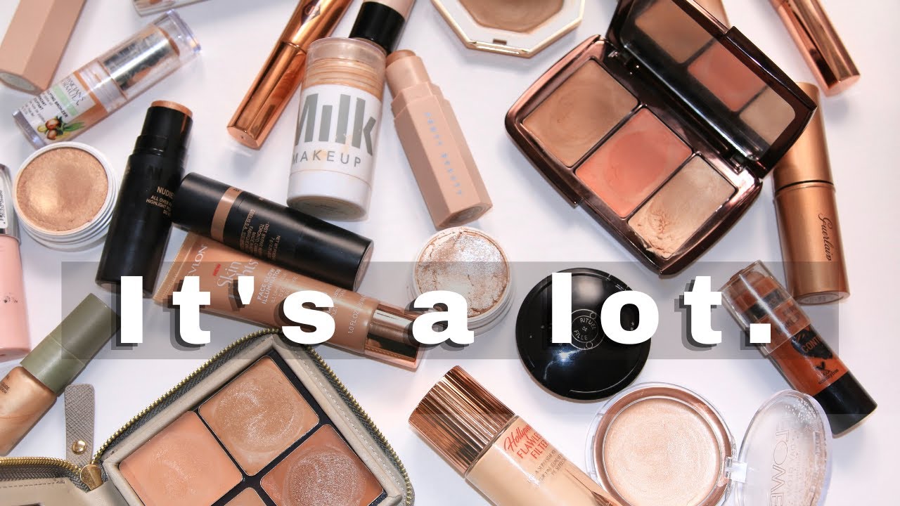 My HUGE Cream Highlight & Bronzer COLLECTION