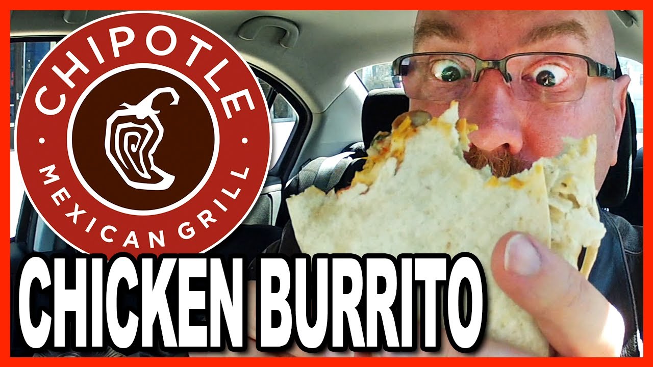 Мексиканский гриль Chipotle's ★ Обзор куриного буррито (задыхаетесь до смерти?)