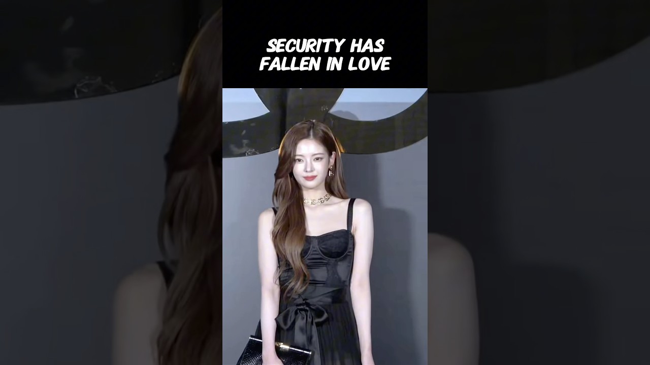 Security falling in love 😍 with k-pop idol ITZY&rsquo;s Lia #kpop #itzy