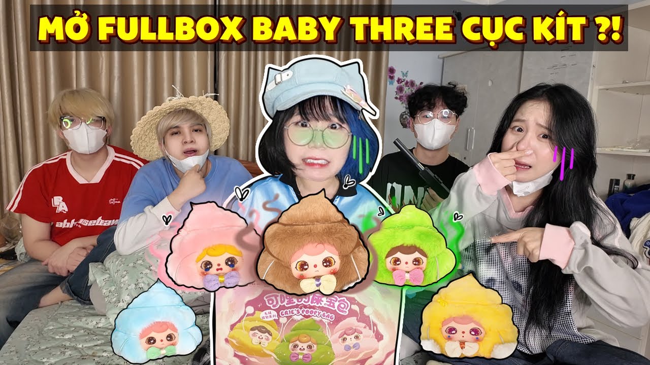 Mèo Simmy Và SKSP NHĂN MẶT Khi Đập Hộp Baby Three CỤC KÍT 💩😵 !!
