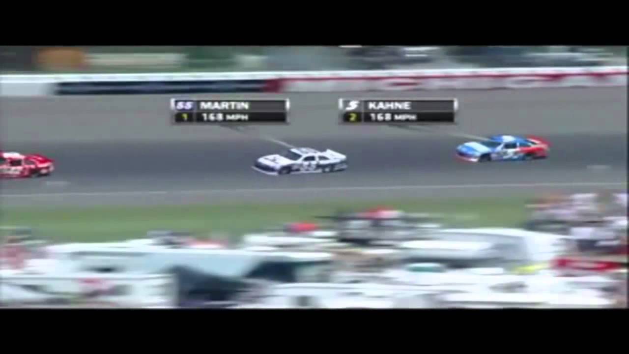 2012 Pure Michigan 400 - Mark Martin HARD Pit Wall Crash - Call by MRN
