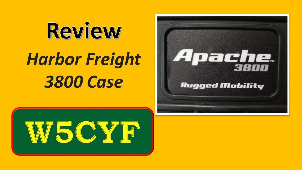 Review:  Harbor Freight 3800 Case &ndash; Ham Radio