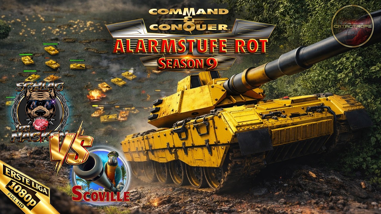 💥M1A1-ÜBERROLLT ALLES?!  | SchlagImNacken vs Scoville | C&C Red Alert eSports League 2026