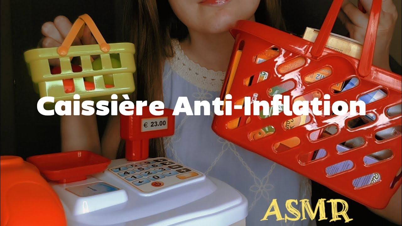 Roleplay Caissière (Tes mini courses anti-inflation) 💰 #ASMR