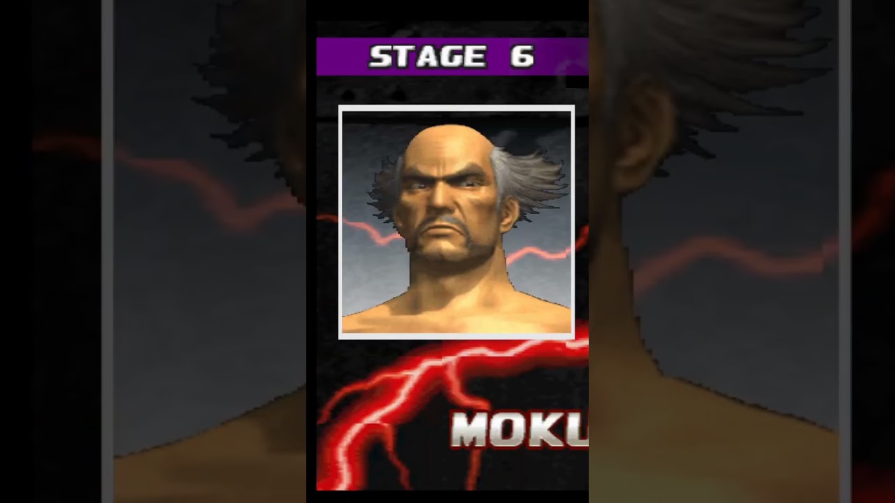 Tekken 3 Gameplay: Heihachi vs Hwoarang & Mokujin (Power vs Speed) ⚡🥋🌳 #Shorts