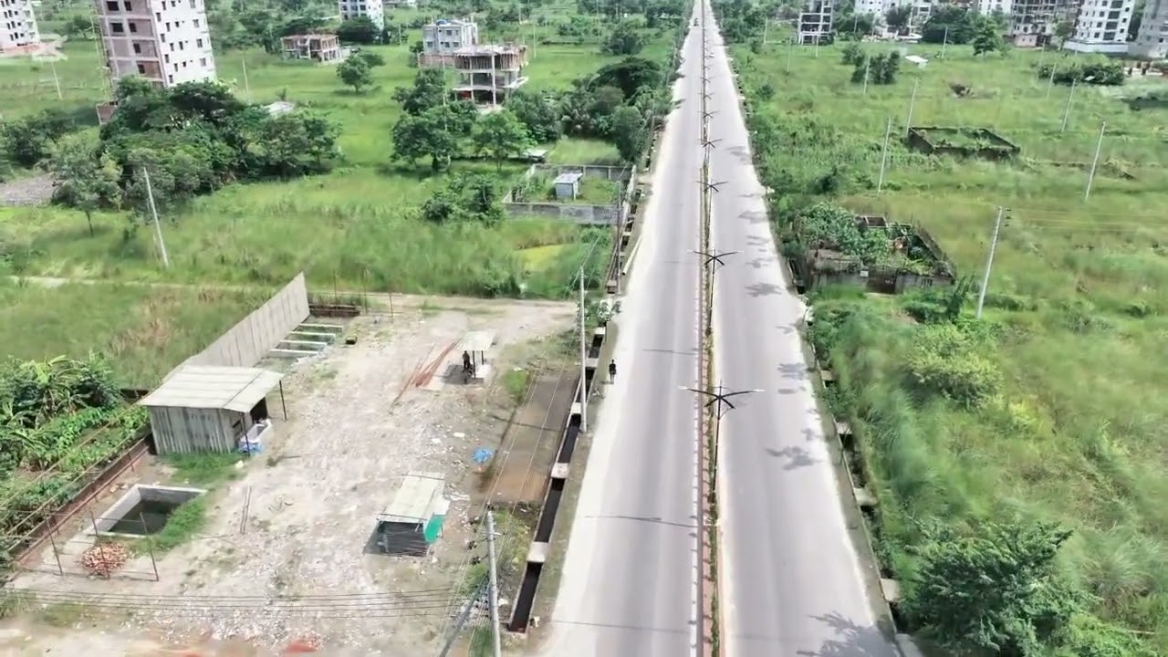 Proposed 200ft Road work Update in Bashundhara Residential area.