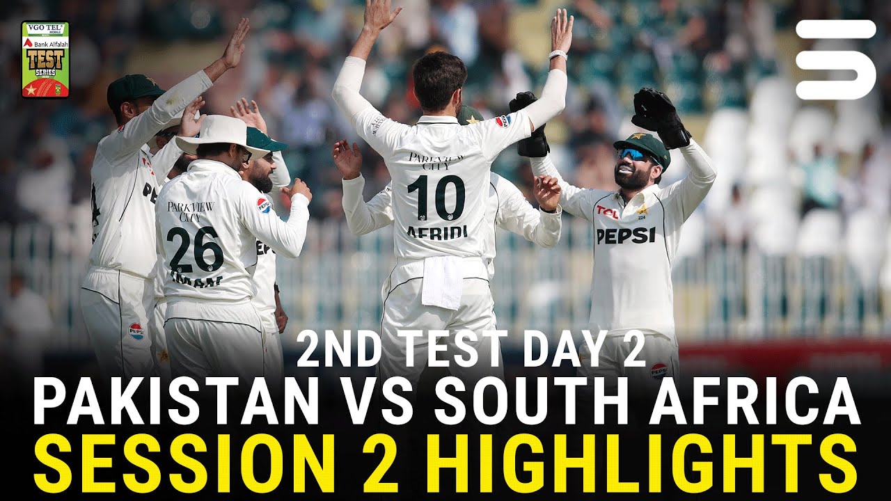 2nd Session Highlights | Pakistan vs South Africa Test Series 2025 | 2nd Test Day 2 | PCB | M3U1U