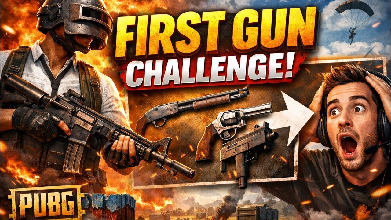 First Gun Decide My Fate in PUBG 💀🔥 #3