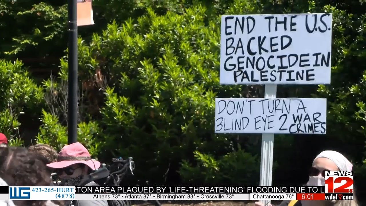 Israel-Palestinian campus protests spread to Tennessee