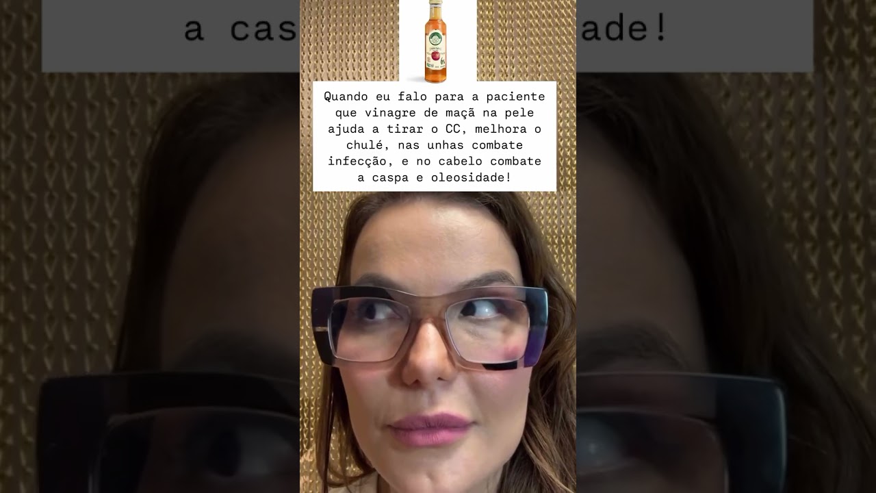 VINAGRE DE MA&Ccedil;&Atilde;  O SEGREDINHO NATURAL PARA PELE, CABELO E UNHAS!
