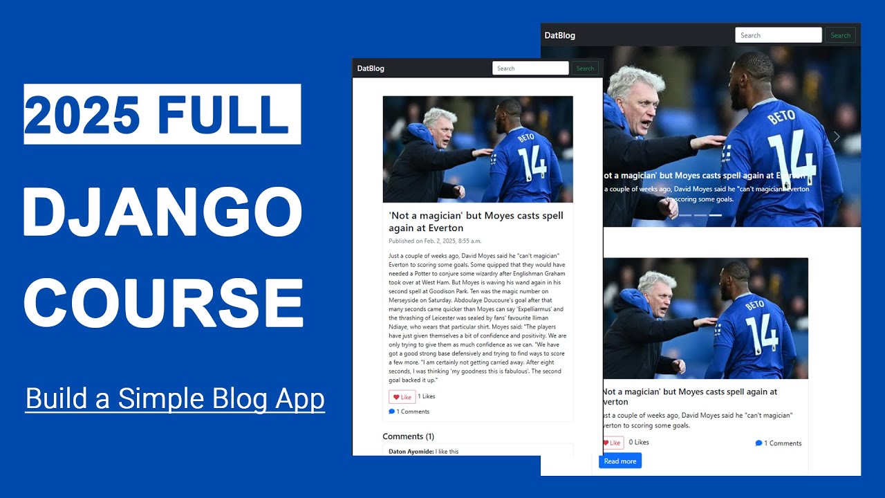 Build a Blog App with Django Step by Step | Django for Beginners