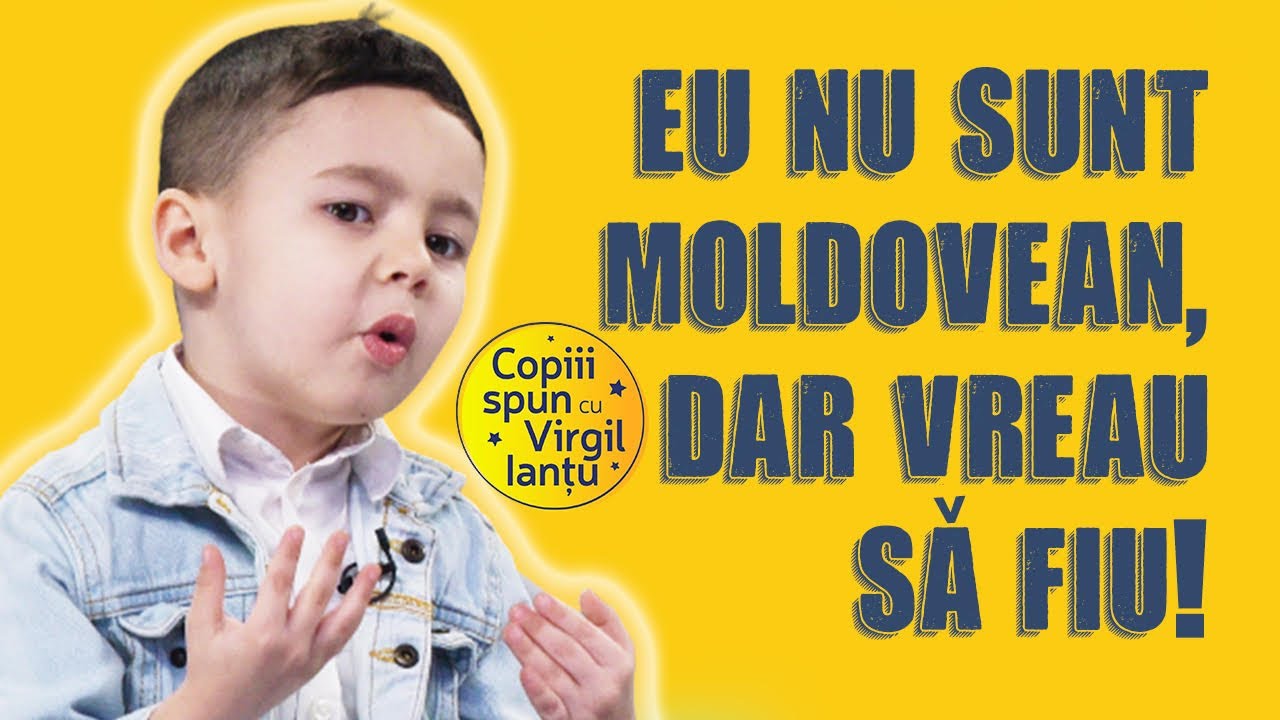 Copiii spun cu Virgil Ianțu | Cel mai simpatic „nemoldovean”, mai isteț decât adulții 😎