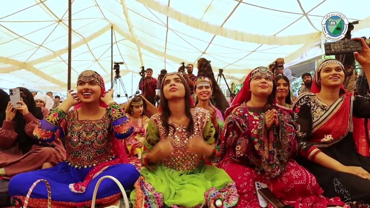 Cultural day colorful performances at Jinnah University For Women Karachi  @JuwOfficial ​
