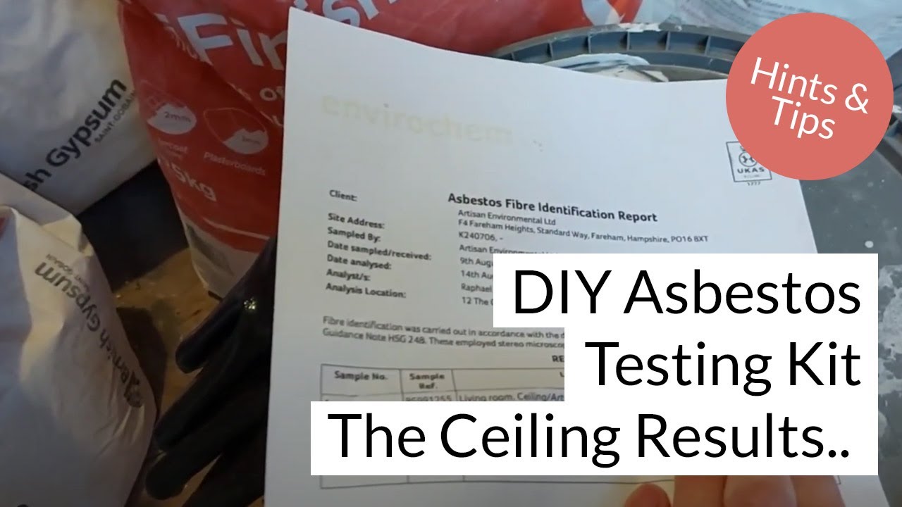 DIY Asbestos Testing Kit Results.. Popcorn Ceiling