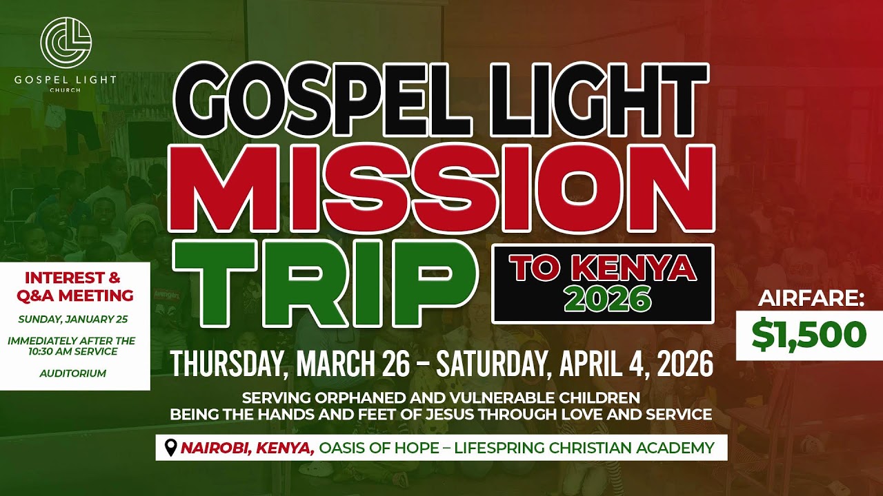 1-18-26 Gospel Light Church 10:30am - Take Heart