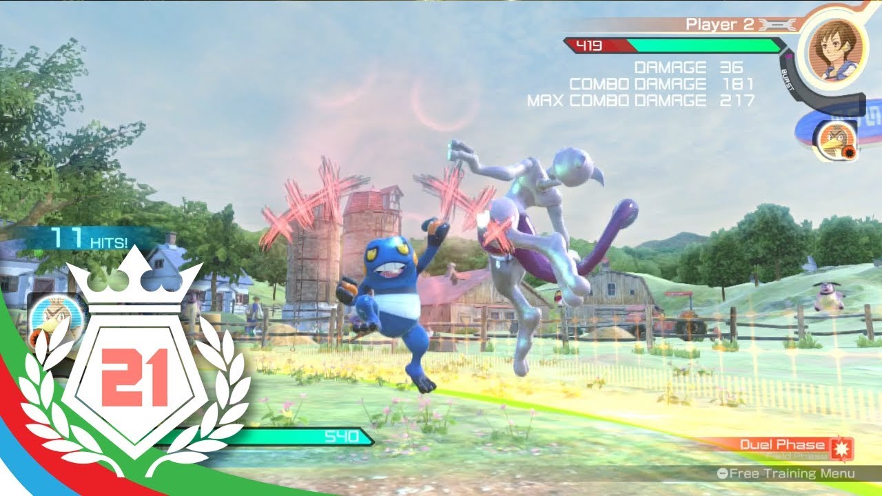 Pokkén Tournament DX: Croagunk - Duel Phase Combos