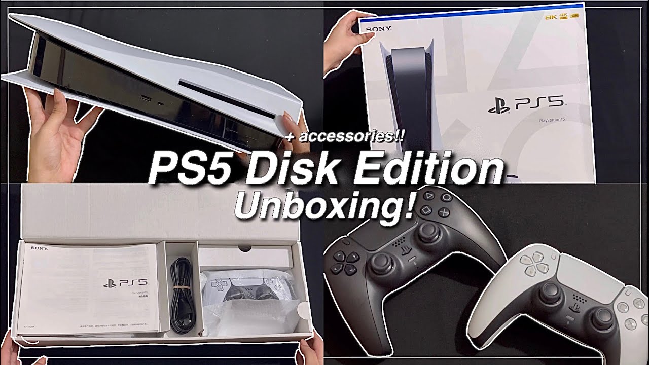 Playstation 5 Unboxing! 🎮 | aesthetic, asmr, controller and accessories!
