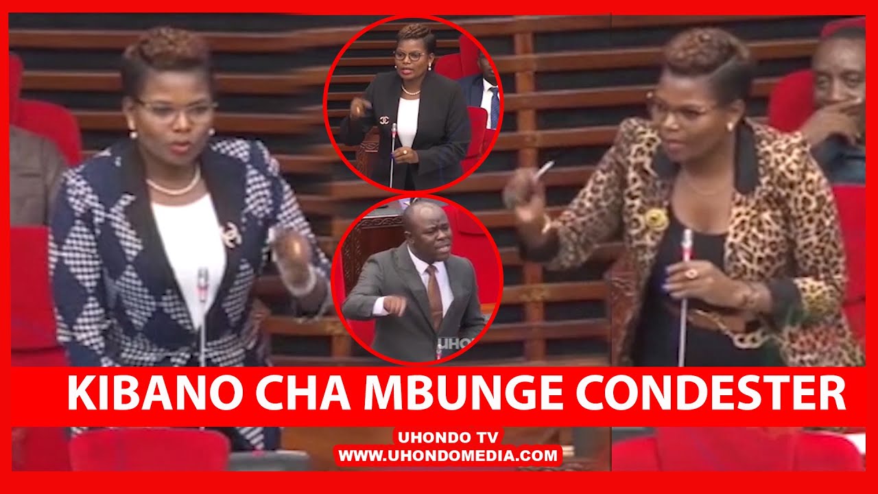 SAKATA LA MAJI MOMBA, MBUNGE CONDESTER ALIVYOTOA KIBANO BUNGENI, AMTIKISA WAZIRI
