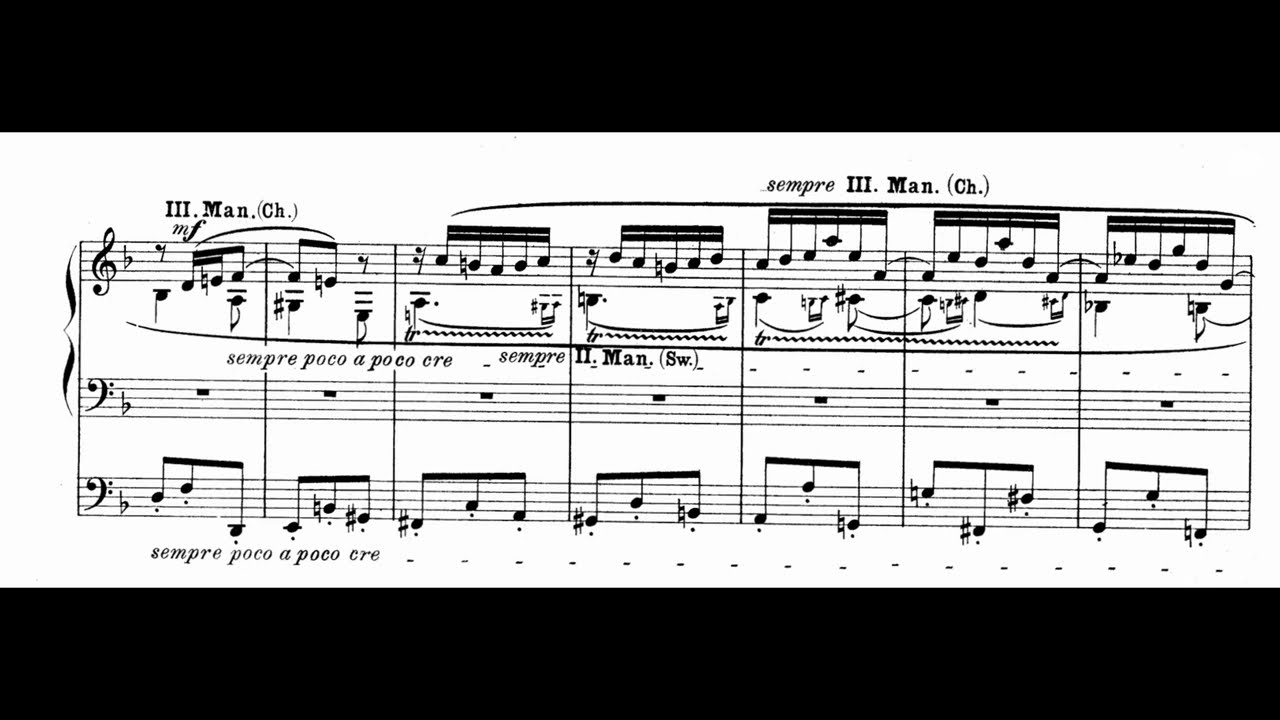 Max Reger - Fünf leicht ausführbare Präludien und Fugen op. 56 [Score Video]