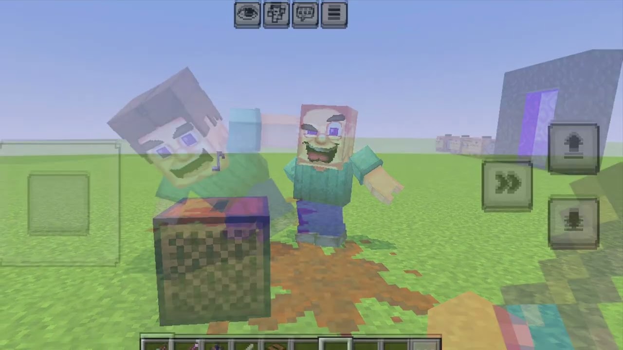 Grotesque Steve 1.3.1 by Ports MCBE Poo and Flossing