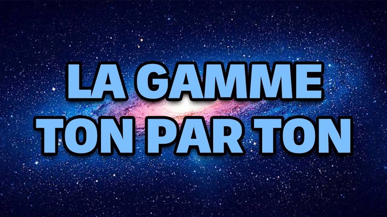La Gamme Ton par Ton #guitarvlog 131