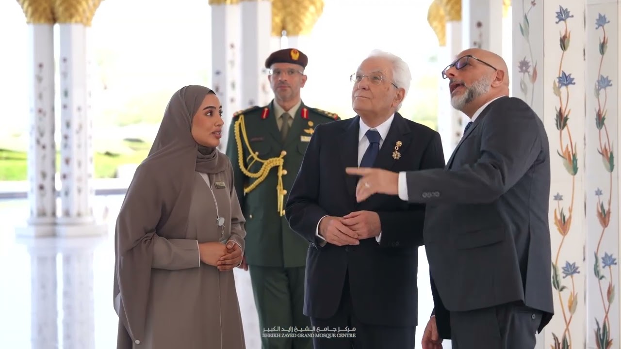 جانب من زيارة  فخامة سيرجيو ماتاريلا، رئيس جمهورية إيطاليا