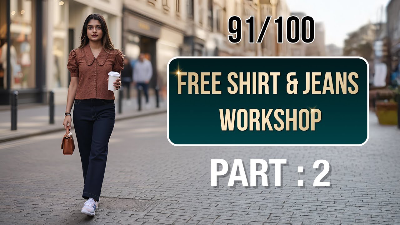 Jeans & Shirt Workshop – Full Tutorial | Part 2 (Free Class)