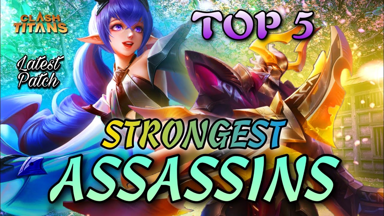 Top 5 Strongest Assassins | Clash of Titans | CoT | Build, Arcana and Enchantments | with voiceover