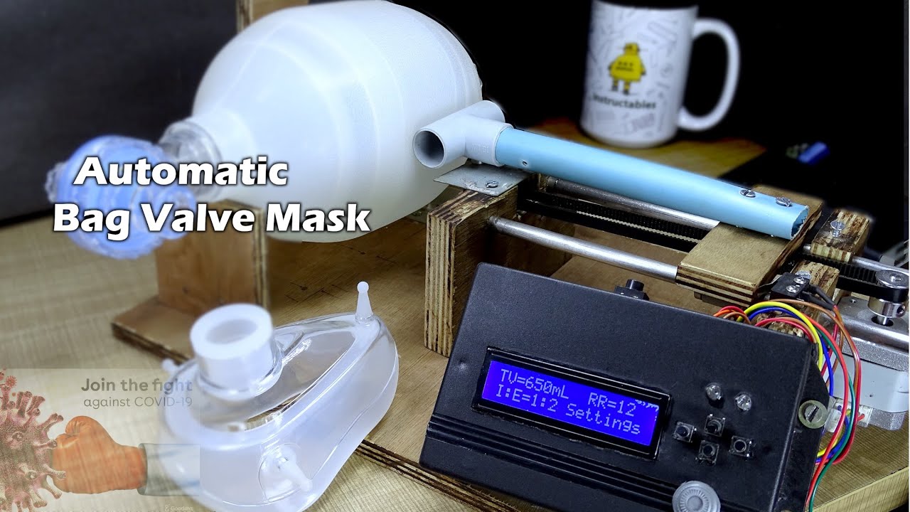 #COVID19 || Automatic  Bag Valve Mask || Open Ventilator