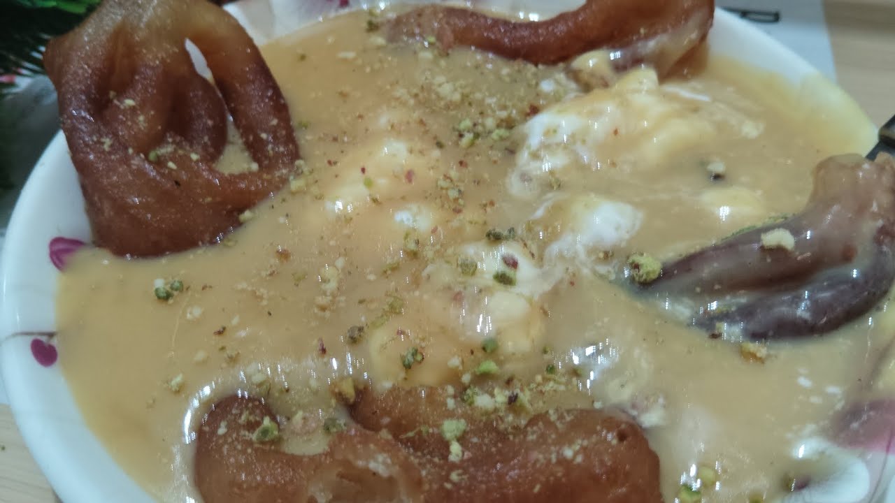 Caramel rabdi jalebi iftar mein jarur TRAI Karen ise banakar sabka Dil jite#caramel rabdi jalebi